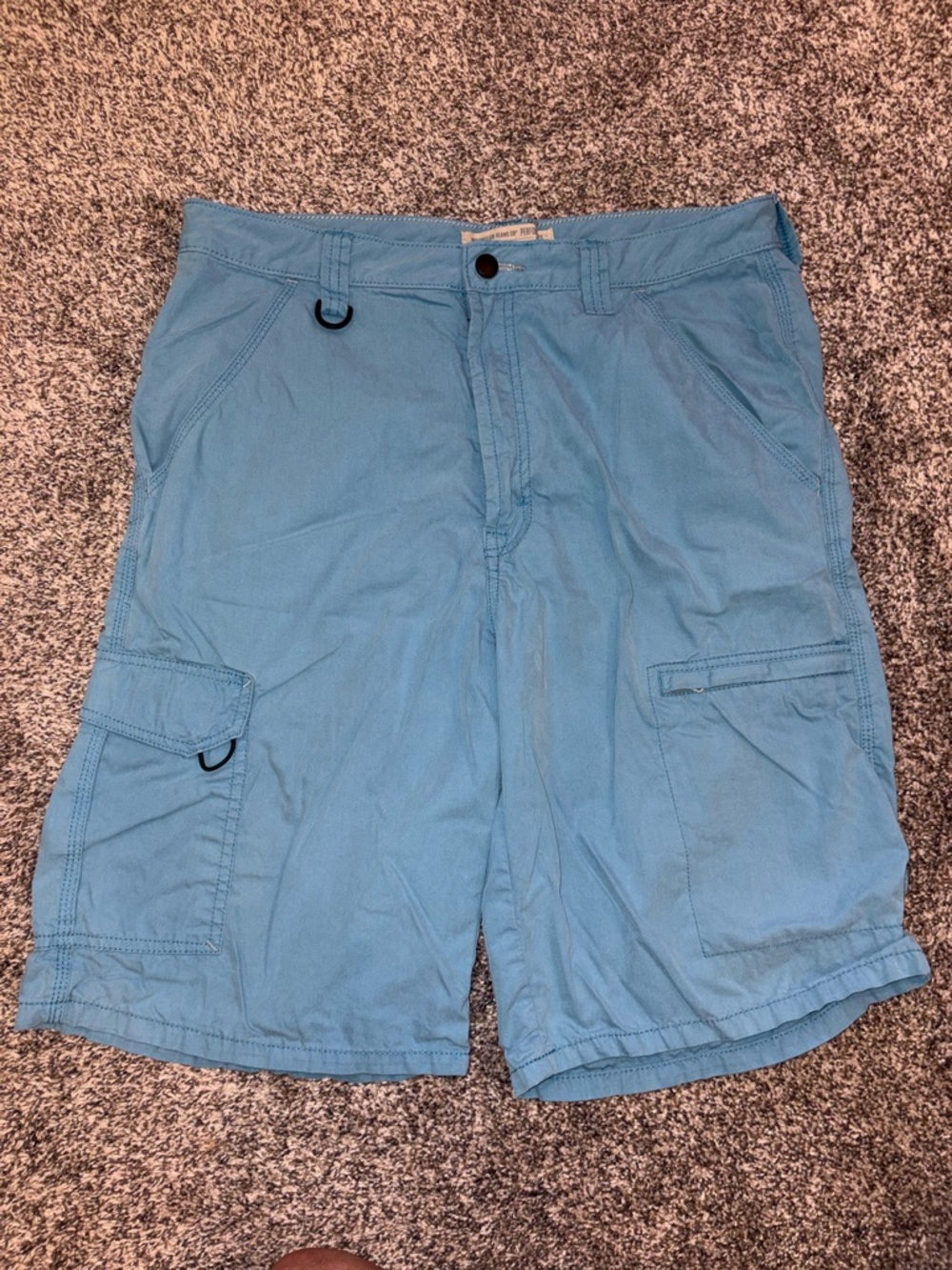 Wrangler Men's Light Blue Cargo Shorts